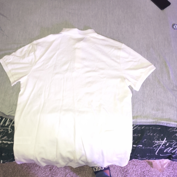 Ralph Lauren White Polo Shirt (Sz L) - Picture 2 of 5